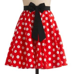 Minnie Mouse Circle Skirt